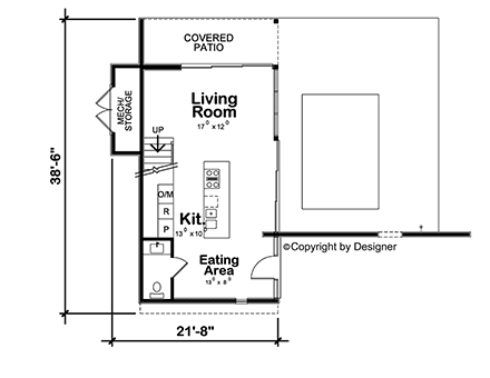 House Plan 81470 First Level Plan