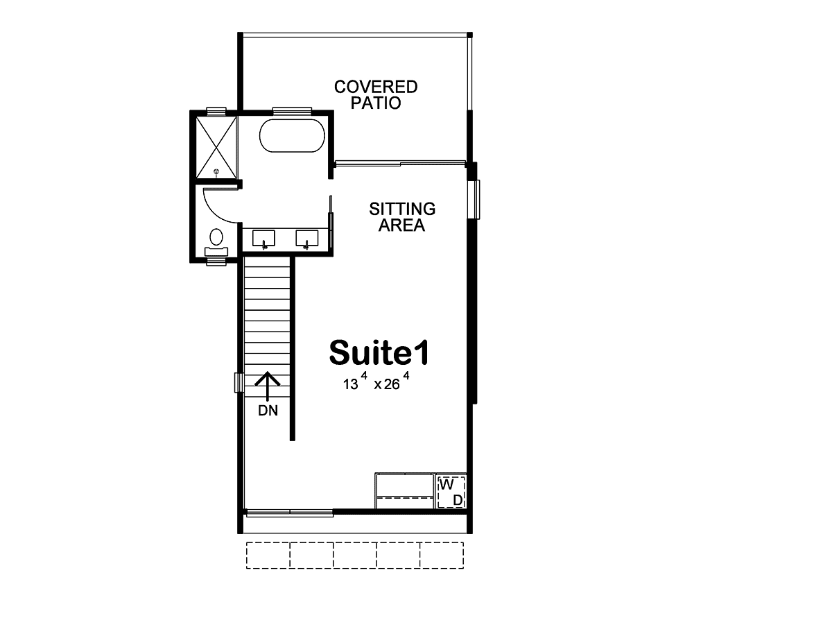 Modern Level Two of Plan 81470