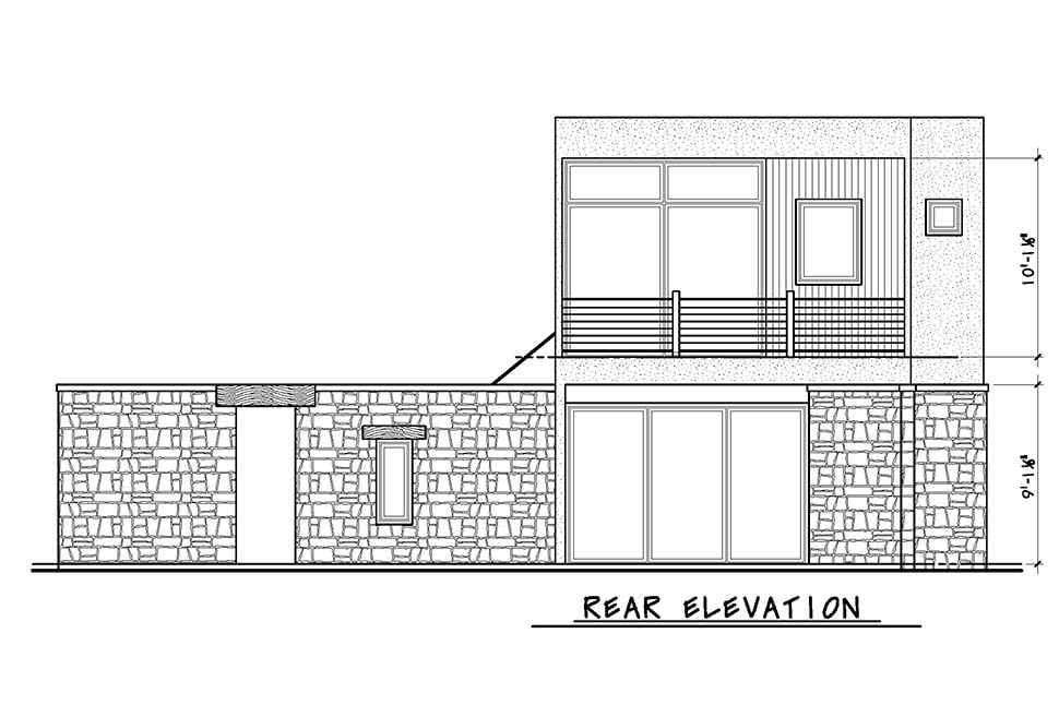 Modern Plan with 1072 Sq. Ft., 1 Bedrooms, 2 Bathrooms Picture 4