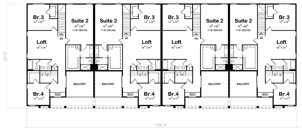 Modern Level Two of Plan 81473