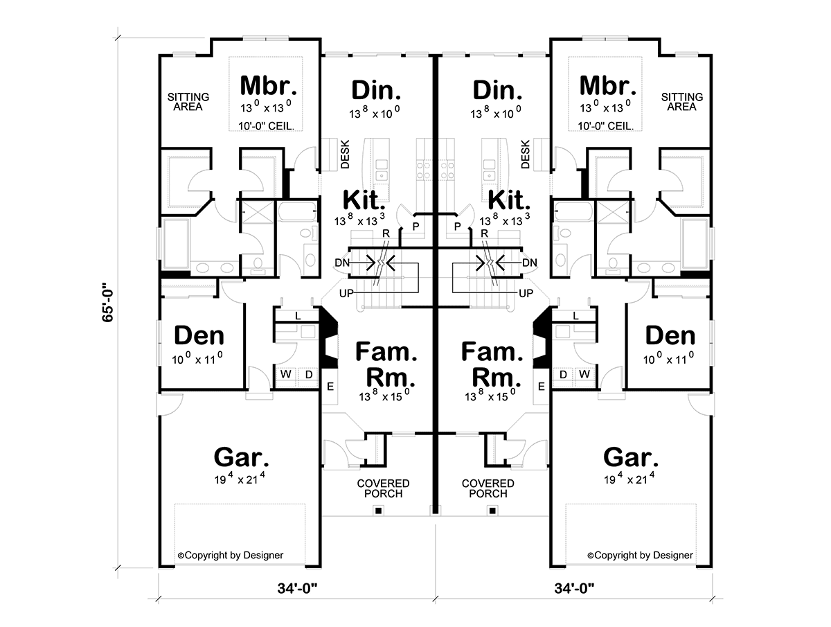 Farmhouse Level One of Plan 81484