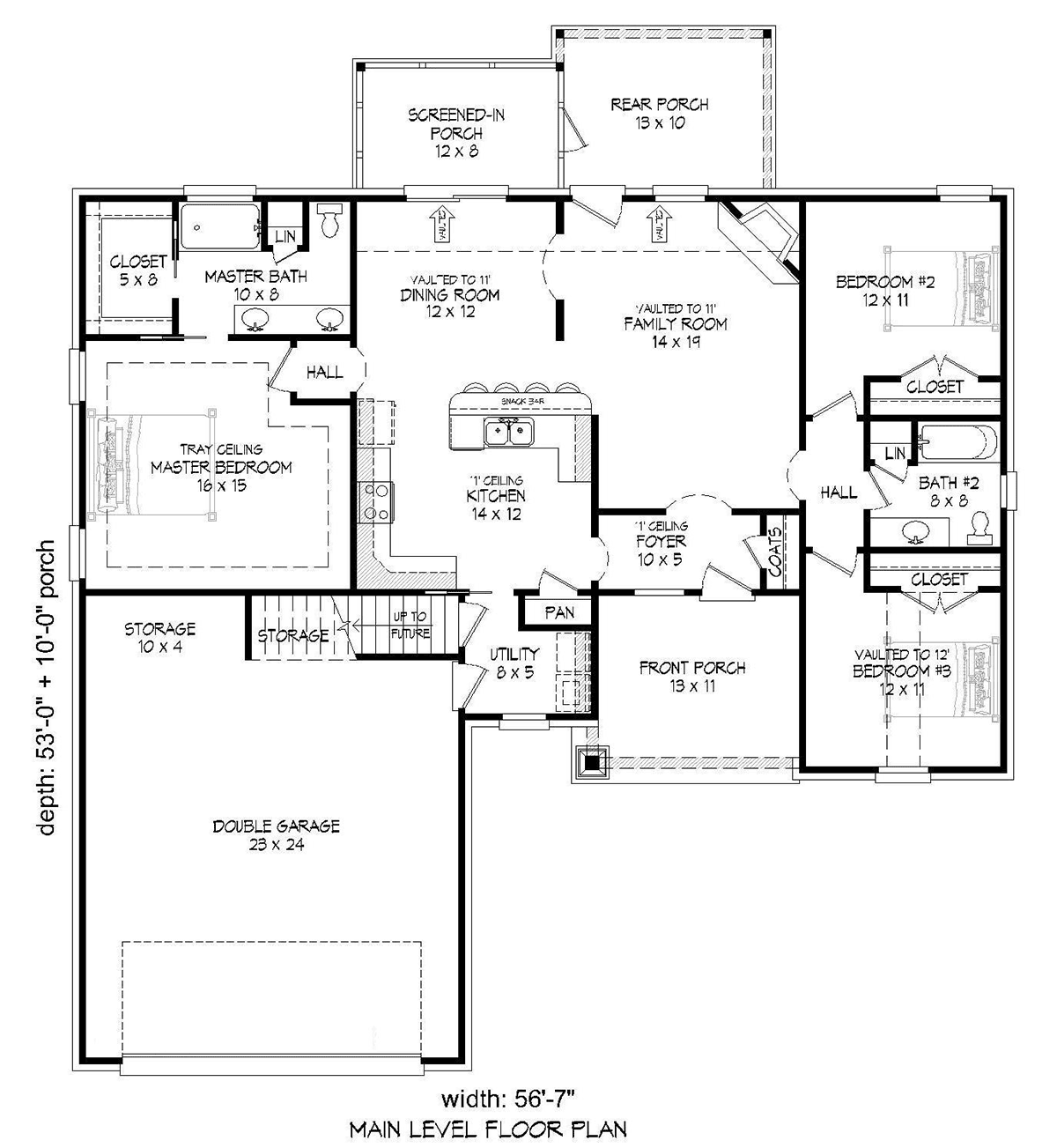 Country Traditional Level One of Plan 81524