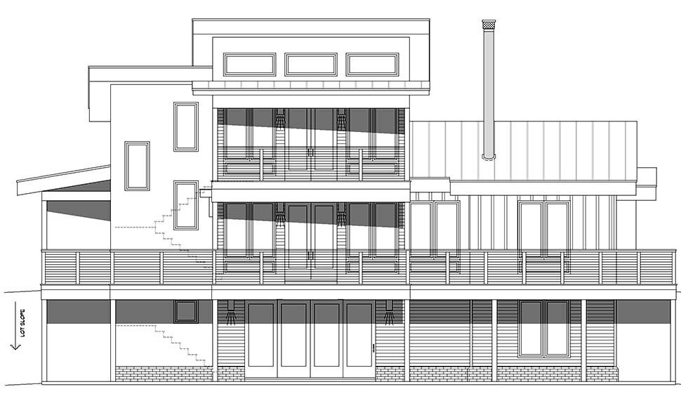 Contemporary Plan with 2443 Sq. Ft., 3 Bedrooms, 3 Bathrooms, 2 Car Garage Picture 5