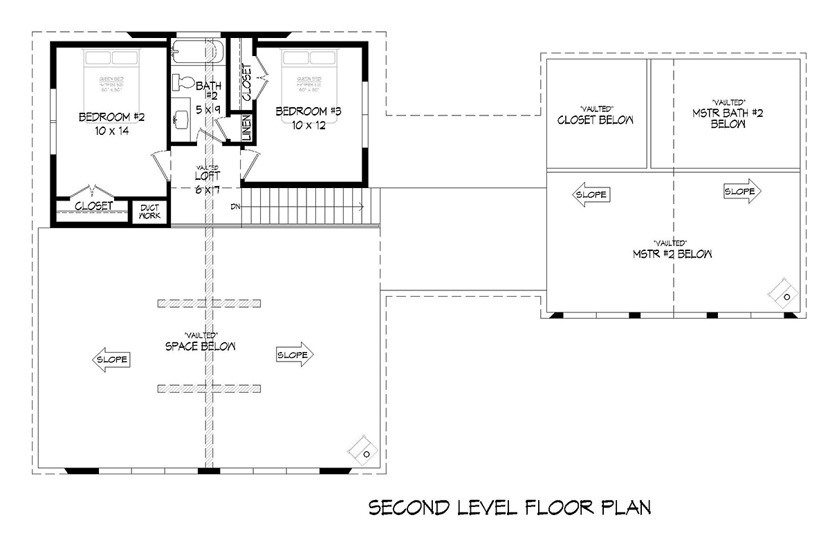 Contemporary Level Two of Plan 81531