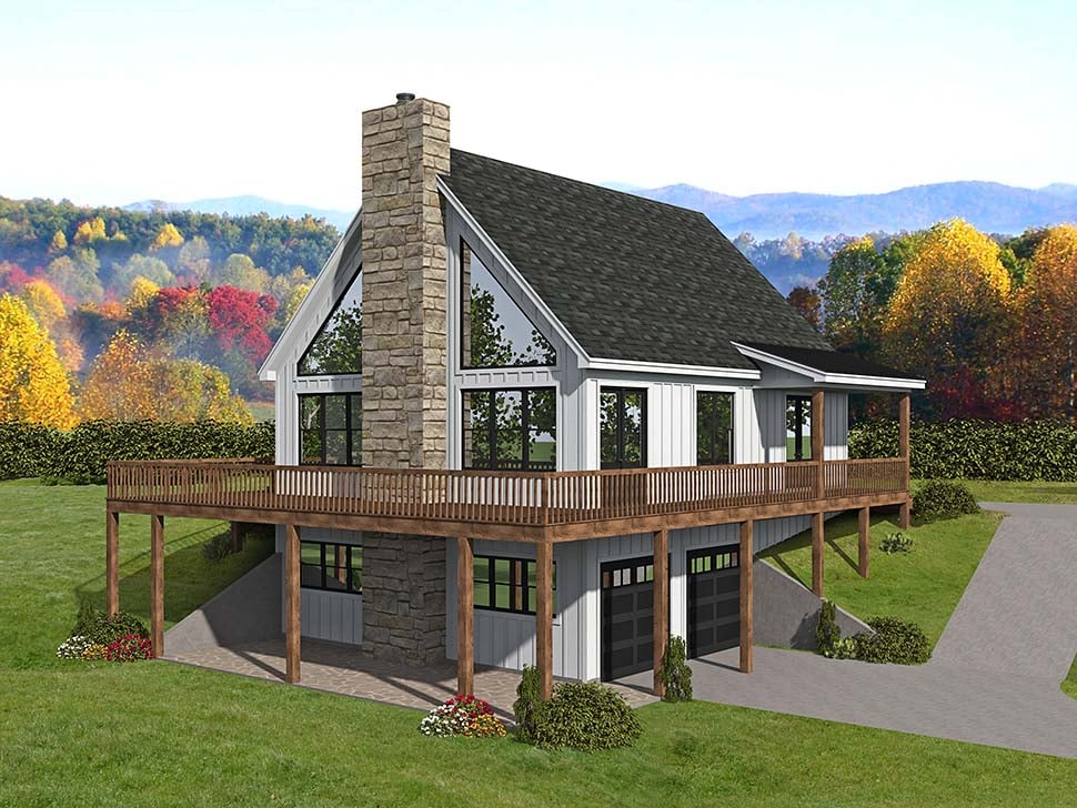 Country, Farmhouse, Prairie Style, Traditional Plan with 2061 Sq. Ft., 2 Bedrooms, 3 Bathrooms, 2 Car Garage Picture 5