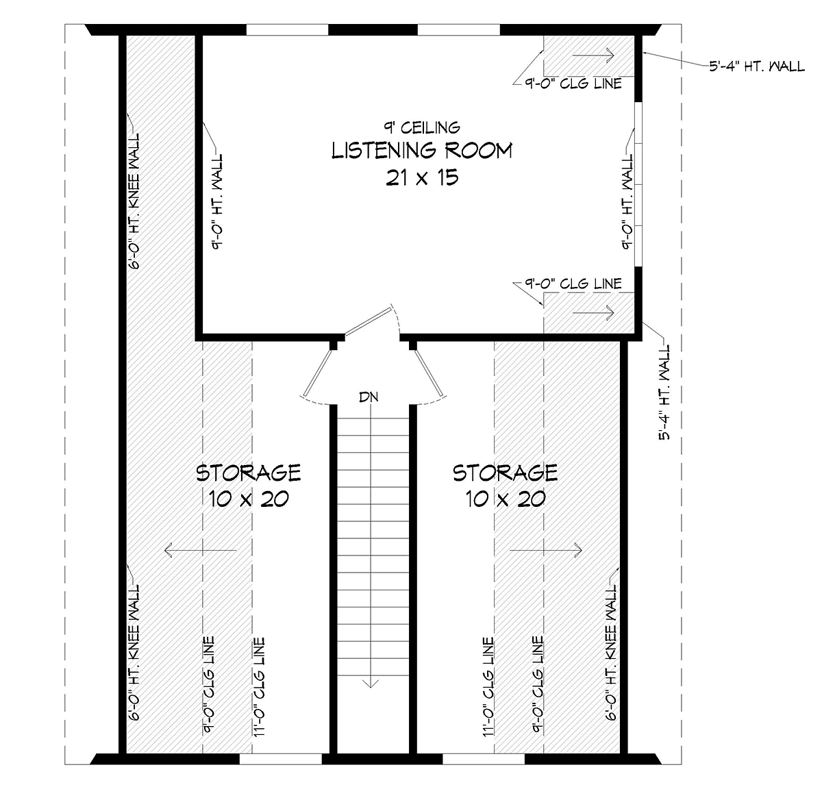 Country Farmhouse Traditional Level Two of Plan 81589