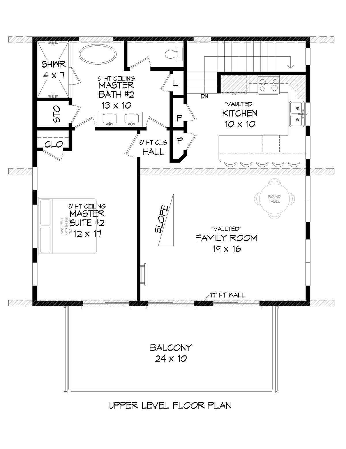 Coastal Contemporary Modern Level Two of Plan 81590