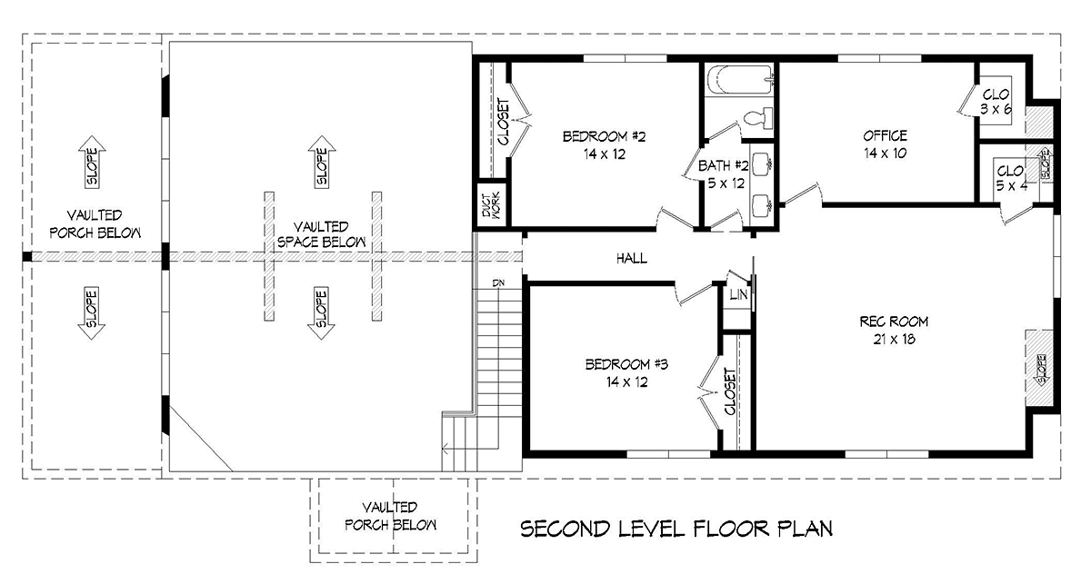 House Plan 81594 Level Two
