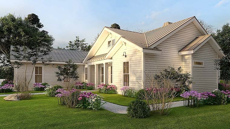 Craftsman, Ranch Plan with 1946 Sq. Ft., 3 Bedrooms, 3 Bathrooms, 3 Car Garage Picture 6
