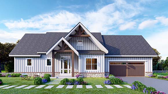 House Plan 81632 Elevation