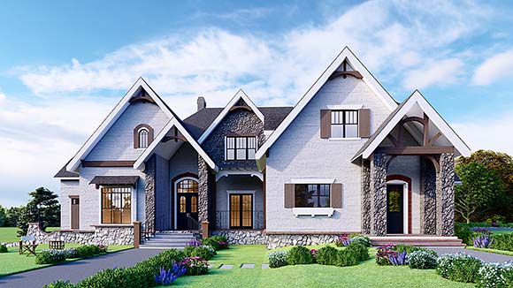 House Plan 81633 Elevation