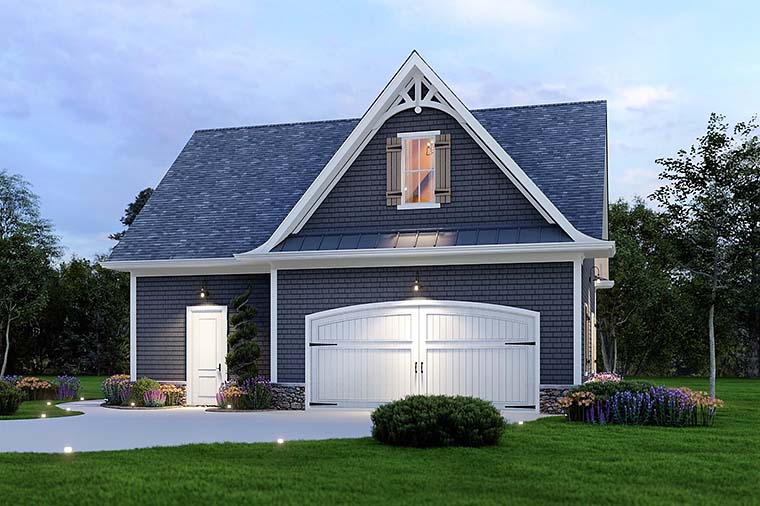 Cottage, Craftsman, Farmhouse Plan, 2 Car Garage Picture 6