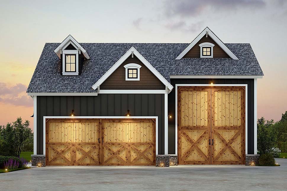 Craftsman, Traditional Plan, 2 Car Garage Picture 5