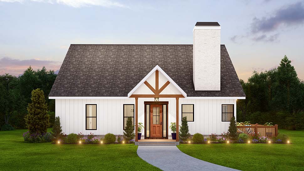 Farmhouse Plan with 3573 Sq. Ft., 5 Bedrooms, 4 Bathrooms Picture 12