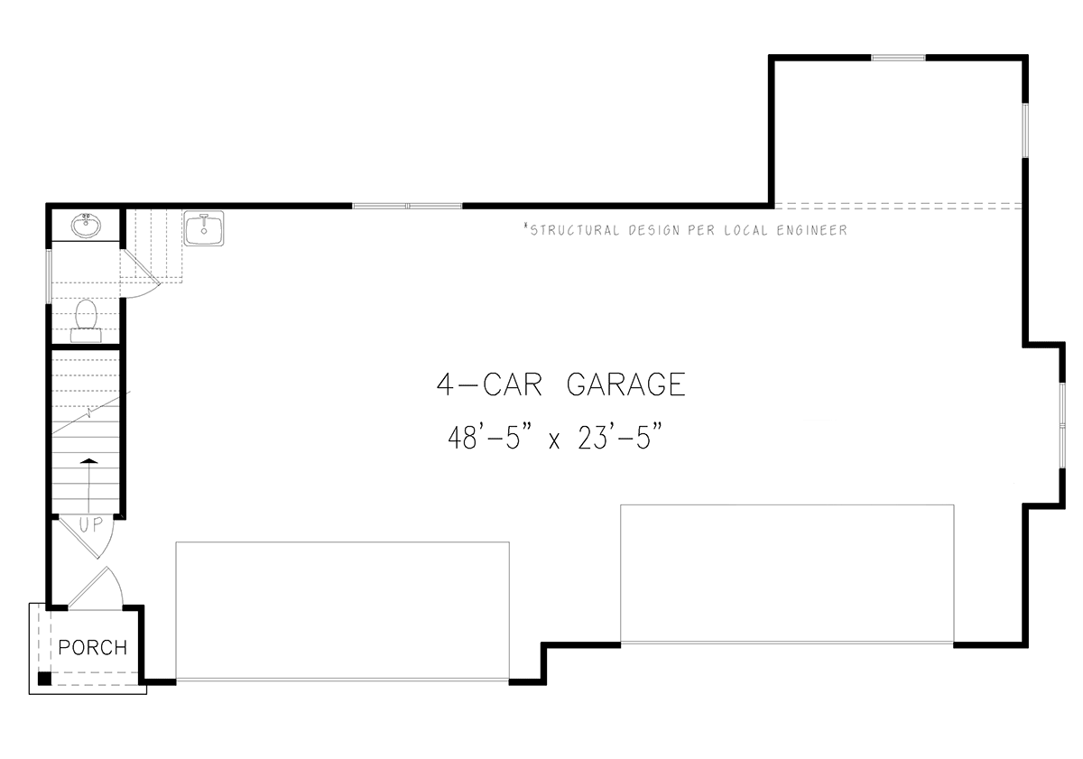 Country Craftsman Farmhouse Traditional Level One of Plan 81668