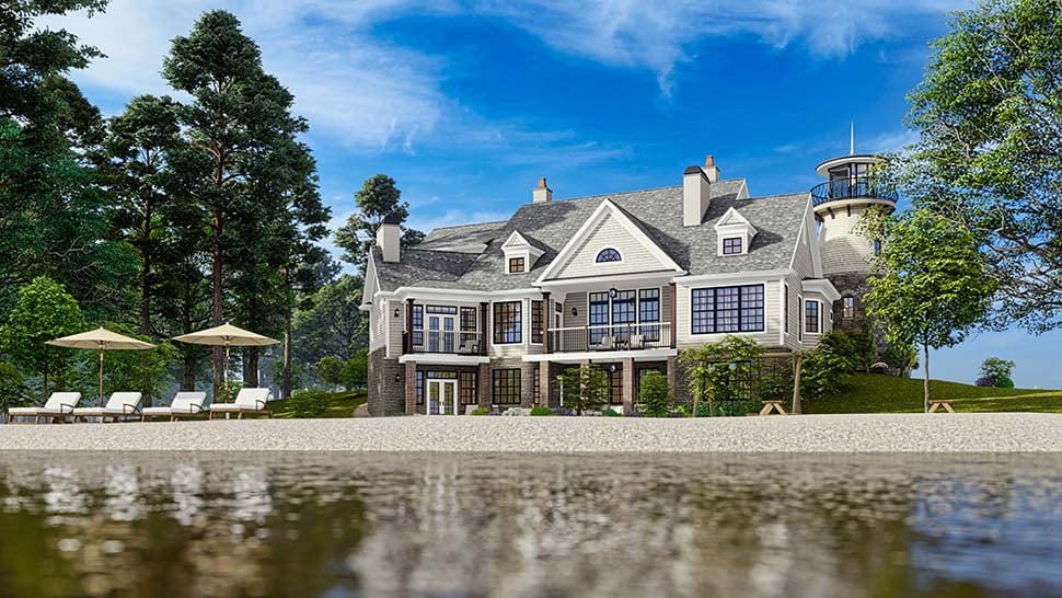 Cape Cod, Coastal, Colonial, Cottage, Craftsman, Traditional Plan with 3448 Sq. Ft., 4 Bedrooms, 4 Bathrooms, 3 Car Garage Picture 7