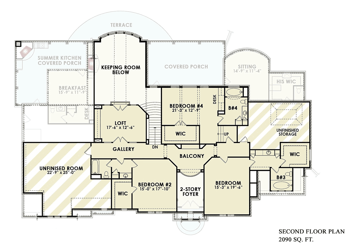 Contemporary Traditional Level Two of Plan 81682