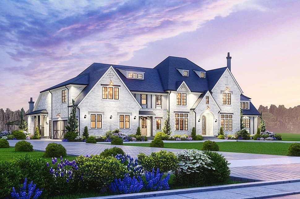 Contemporary, Traditional Plan with 5985 Sq. Ft., 5 Bedrooms, 7 Bathrooms, 3 Car Garage Picture 13