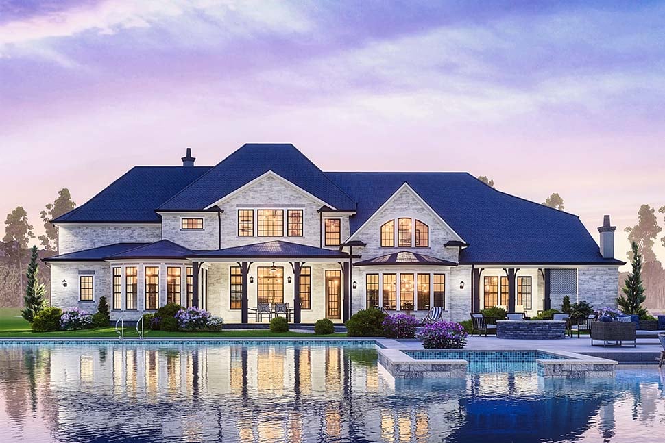Contemporary, Traditional Plan with 5985 Sq. Ft., 5 Bedrooms, 7 Bathrooms, 3 Car Garage Picture 14