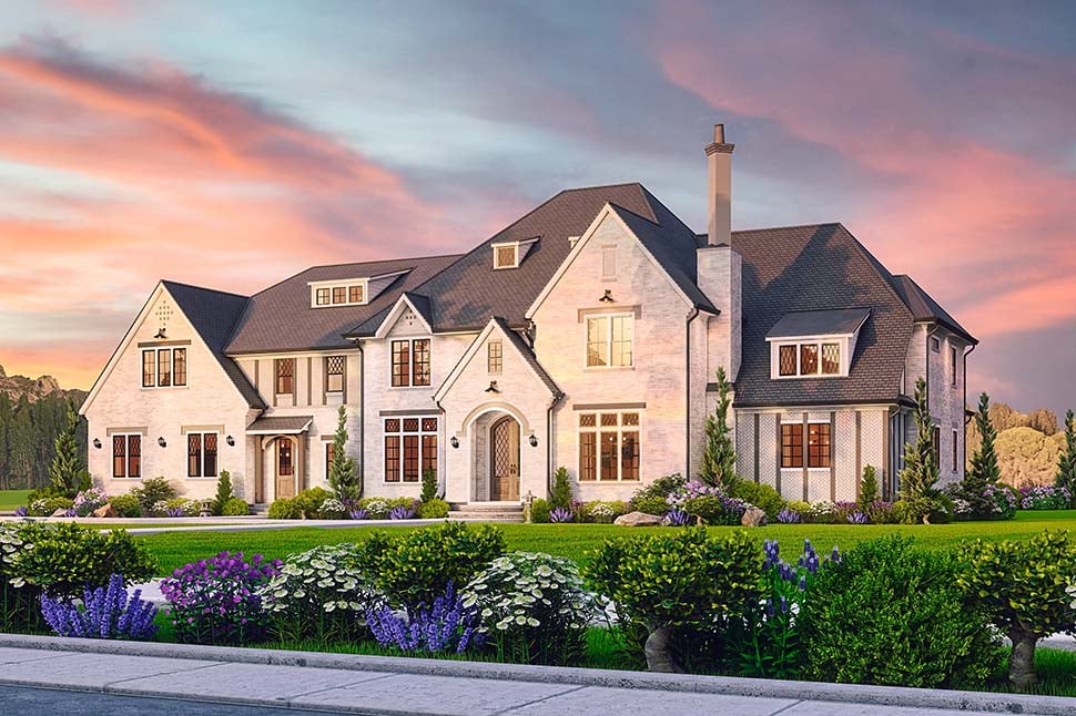 Contemporary, Traditional Plan with 5985 Sq. Ft., 5 Bedrooms, 7 Bathrooms, 3 Car Garage Picture 10