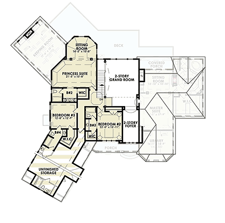 Plan 81684 | European, Traditional House with 4 Bed, 5 Bath, 3 Car