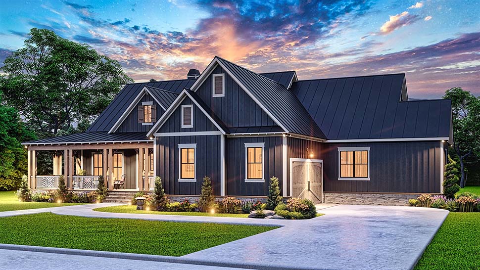 Craftsman, Ranch Plan with 2761 Sq. Ft., 3 Bedrooms, 3 Bathrooms, 2 Car Garage Picture 6