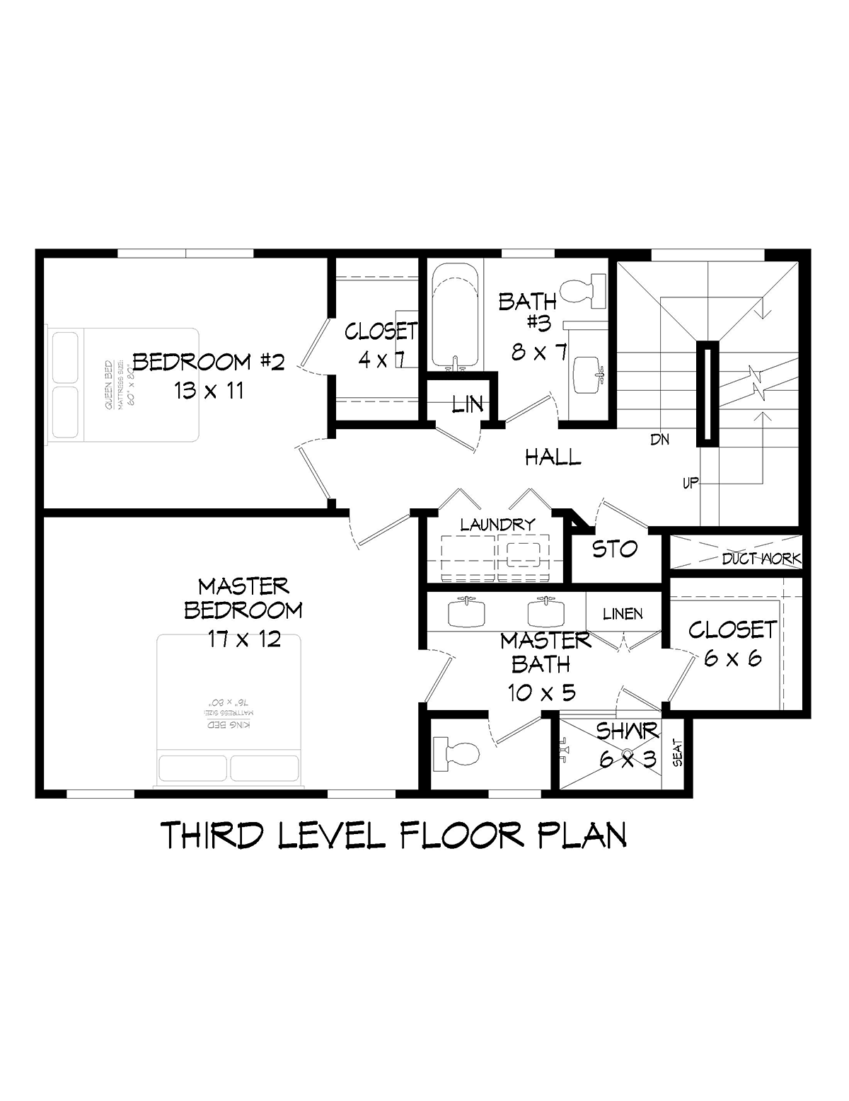 House Plan 81711 Level Three