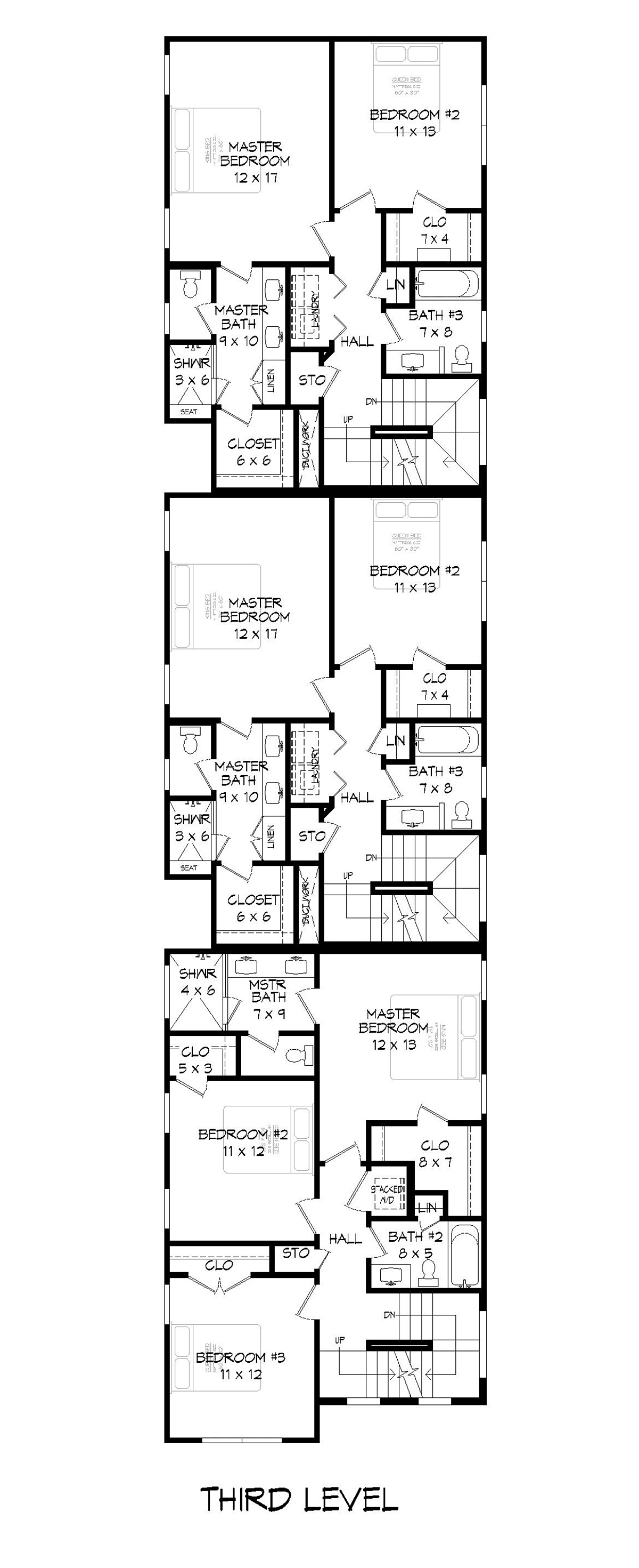 Contemporary Modern Level Three of Plan 81712