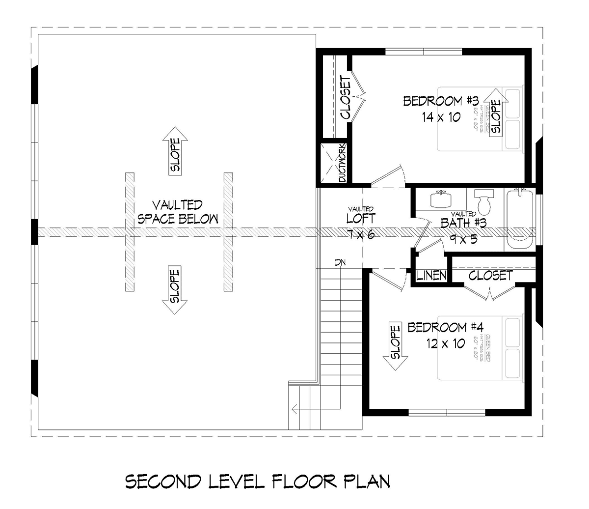 House Plan 81717 Level Two