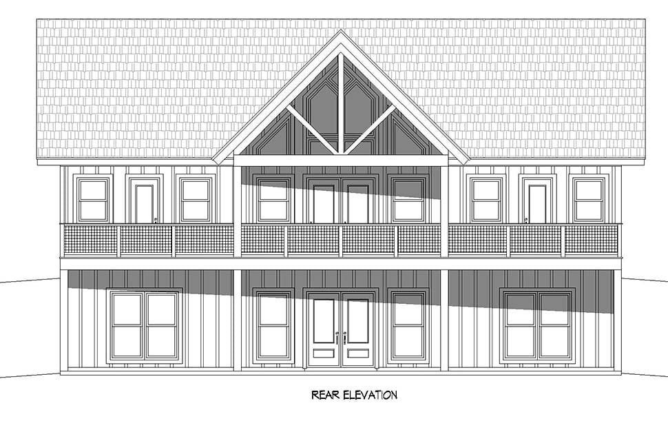Contemporary, Country, Traditional Plan with 1714 Sq. Ft., 2 Bedrooms, 2 Bathrooms Picture 5