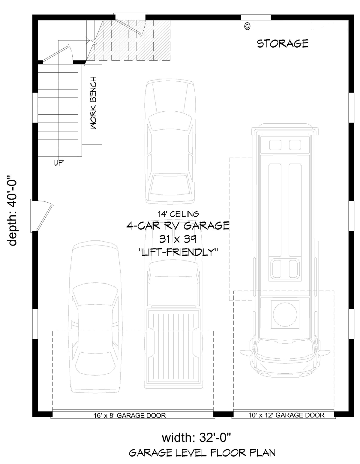 Contemporary Farmhouse Traditional Level One of Plan 81750