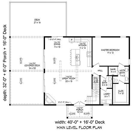 First Level Plan