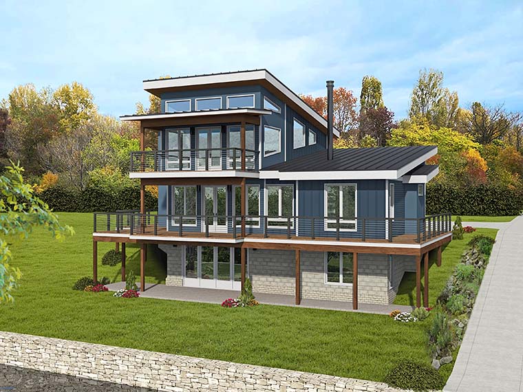 Contemporary, Modern Plan with 2506 Sq. Ft., 3 Bedrooms, 3 Bathrooms, 2 Car Garage Picture 6