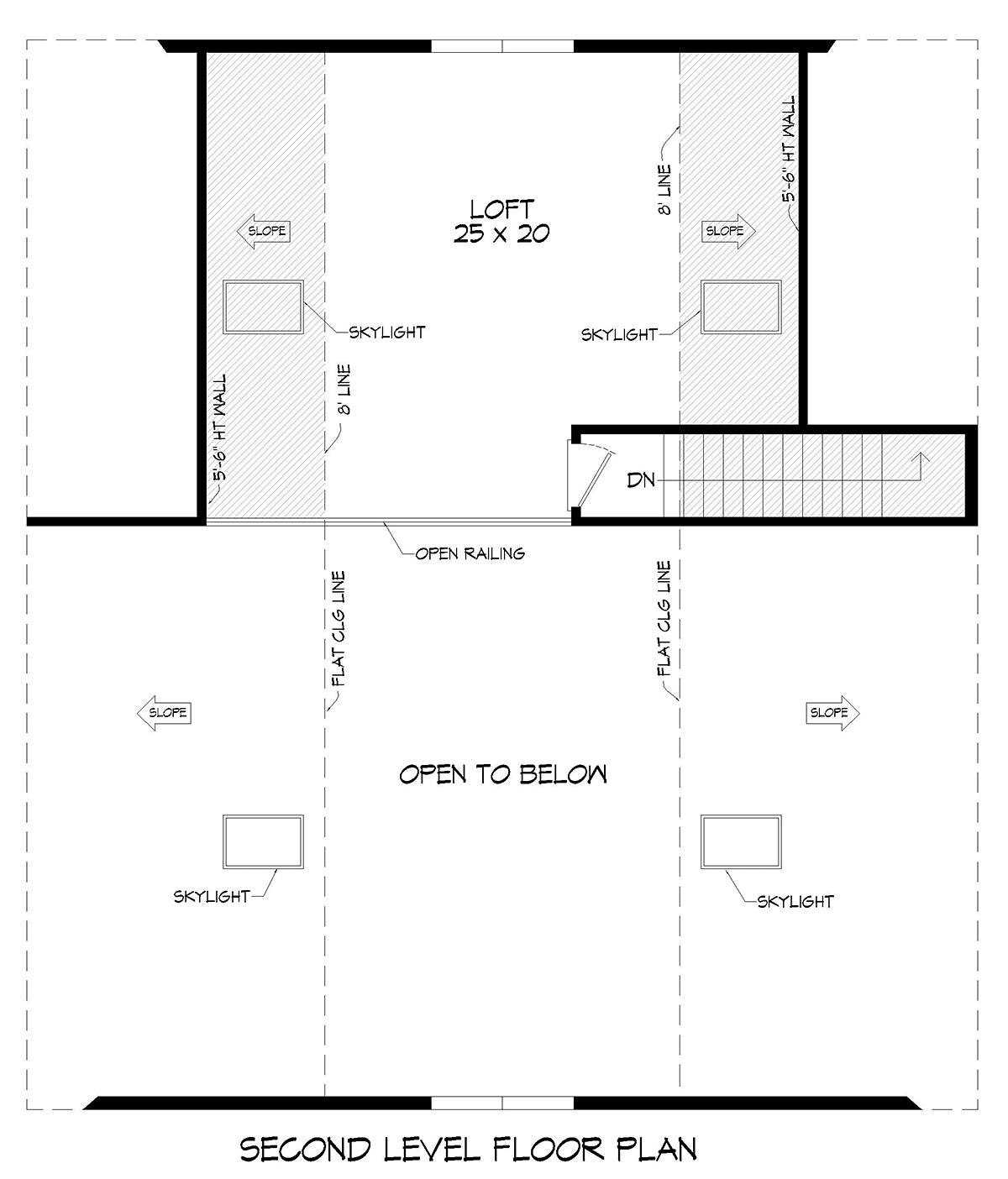 Barndominium Country Farmhouse Level Two of Plan 81788