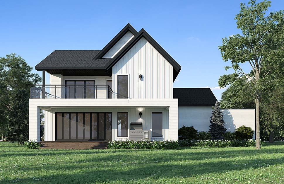 Contemporary, Farmhouse, Tudor Plan with 4270 Sq. Ft., 5 Bedrooms, 4 Bathrooms, 2 Car Garage Picture 3