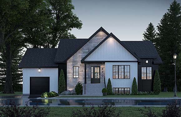 House Plan 81821 Elevation