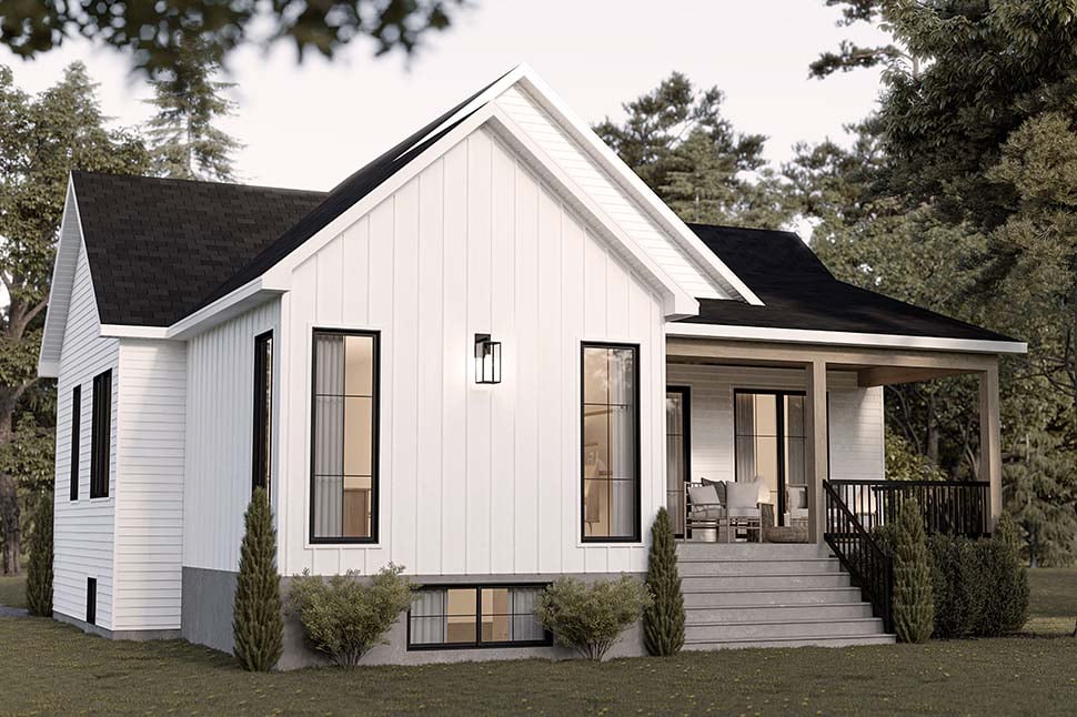 Country, Farmhouse, Ranch Plan with 2400 Sq. Ft., 3 Bedrooms, 2 Bathrooms Picture 5