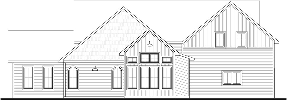 Cape Cod, Country, Craftsman, Farmhouse, French Country Plan with 2179 Sq. Ft., 2 Bedrooms, 3 Bathrooms, 1 Car Garage Picture 23
