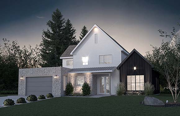 House Plan 81842 Elevation