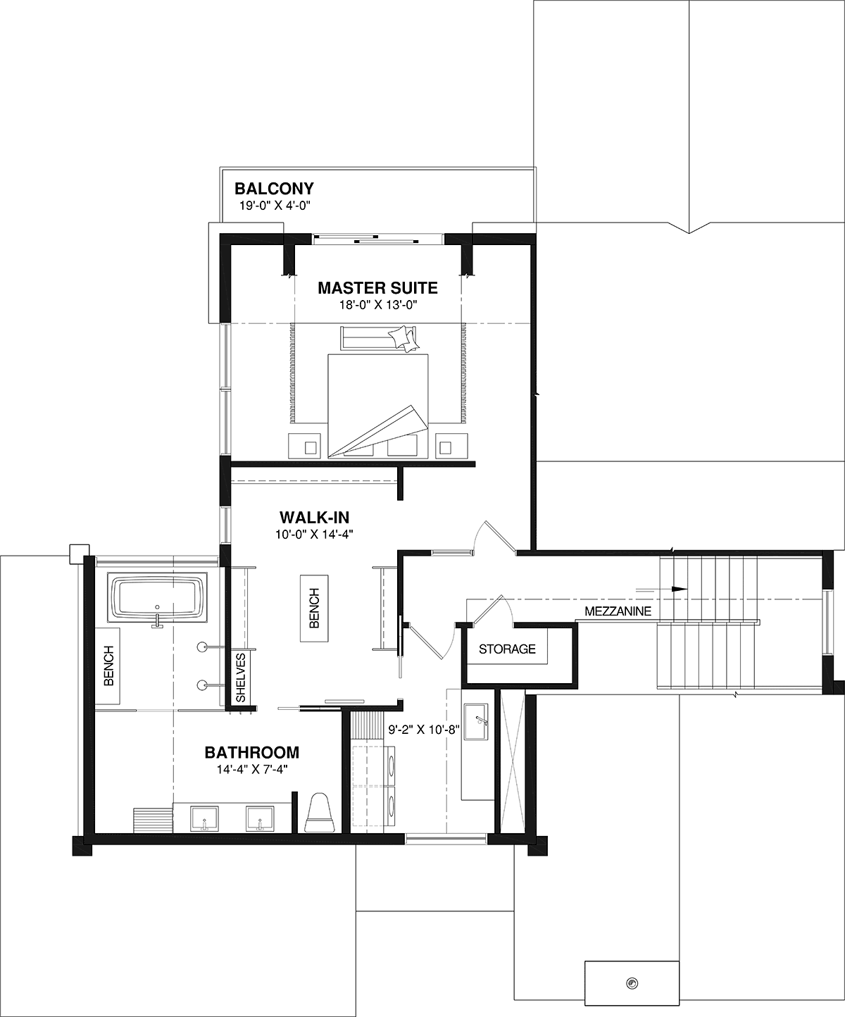 Contemporary Level Two of Plan 81873