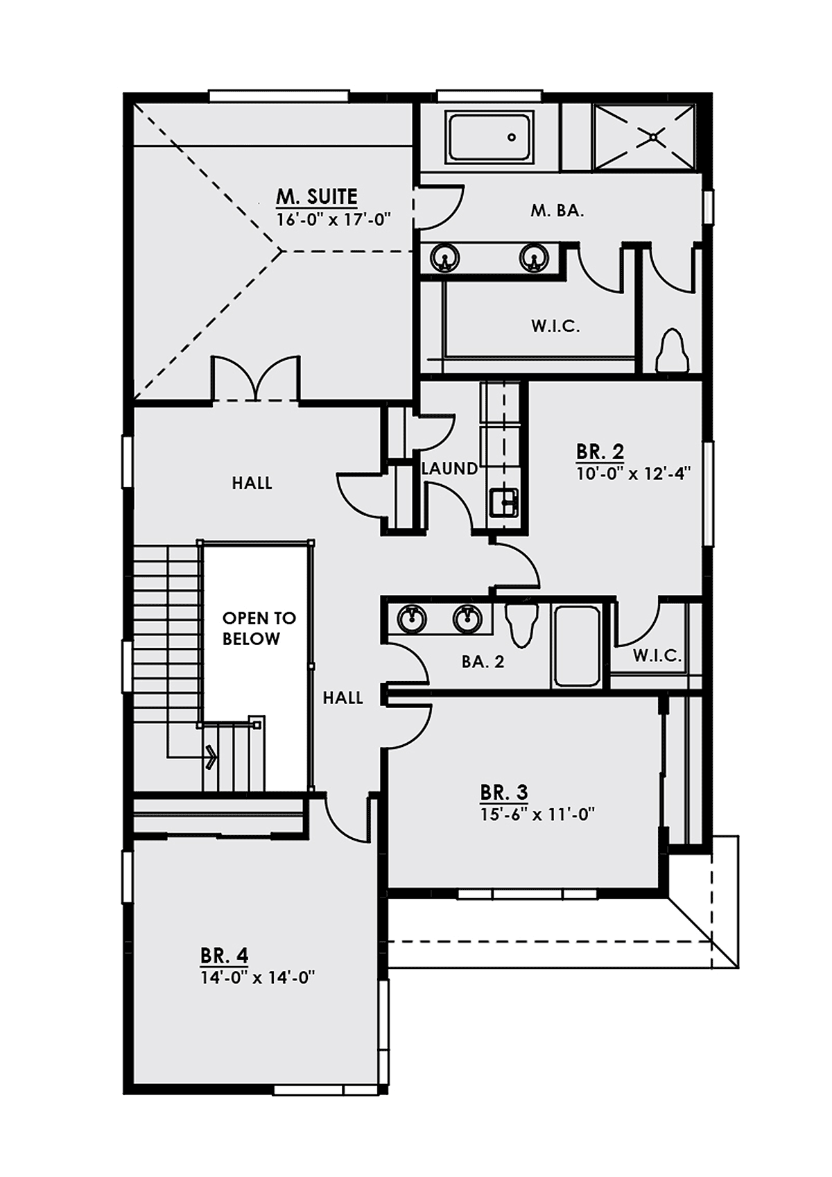 Modern Level Two of Plan 81904