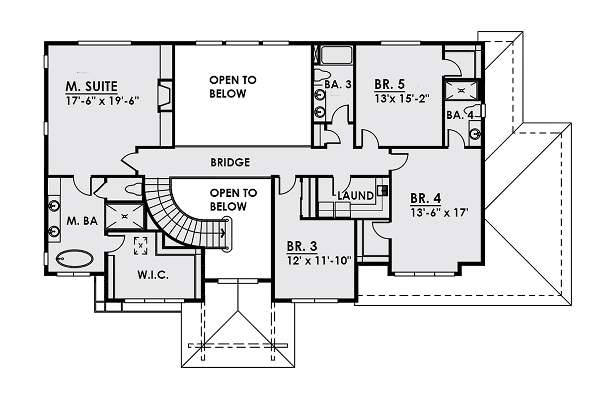 Contemporary Traditional Level Two of Plan 81912