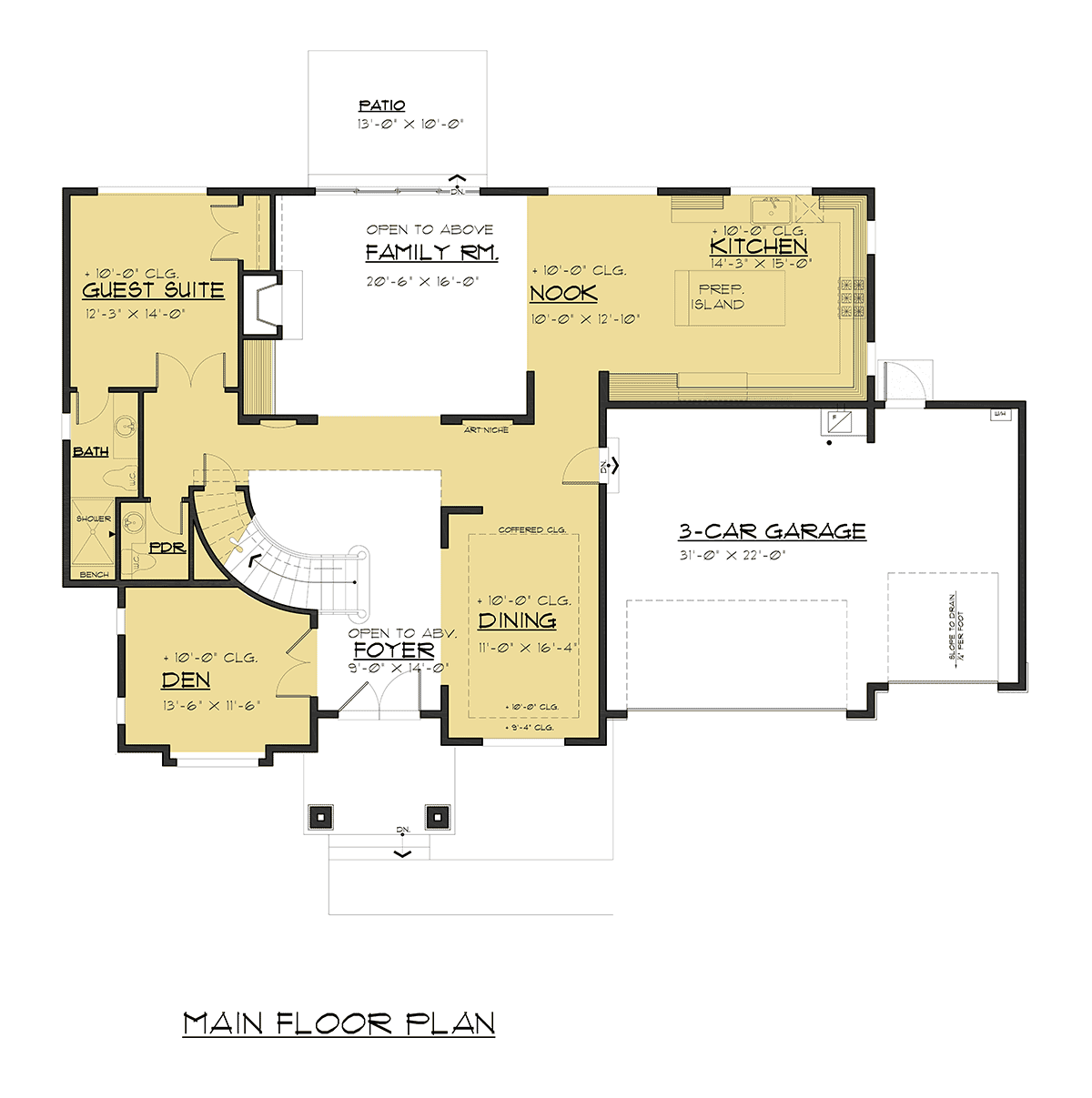 Contemporary Level One of Plan 81923