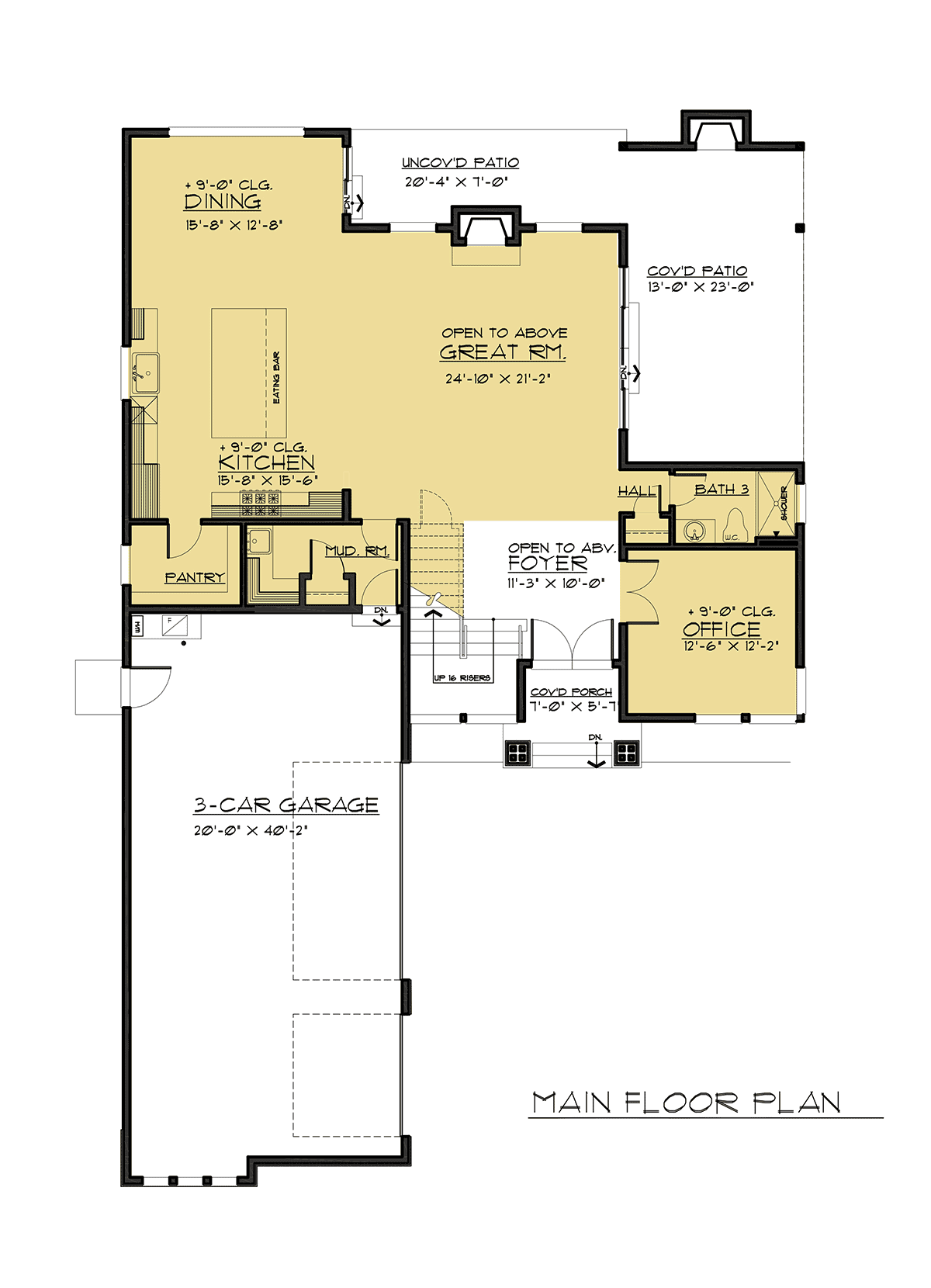 Contemporary Modern Level One of Plan 81932