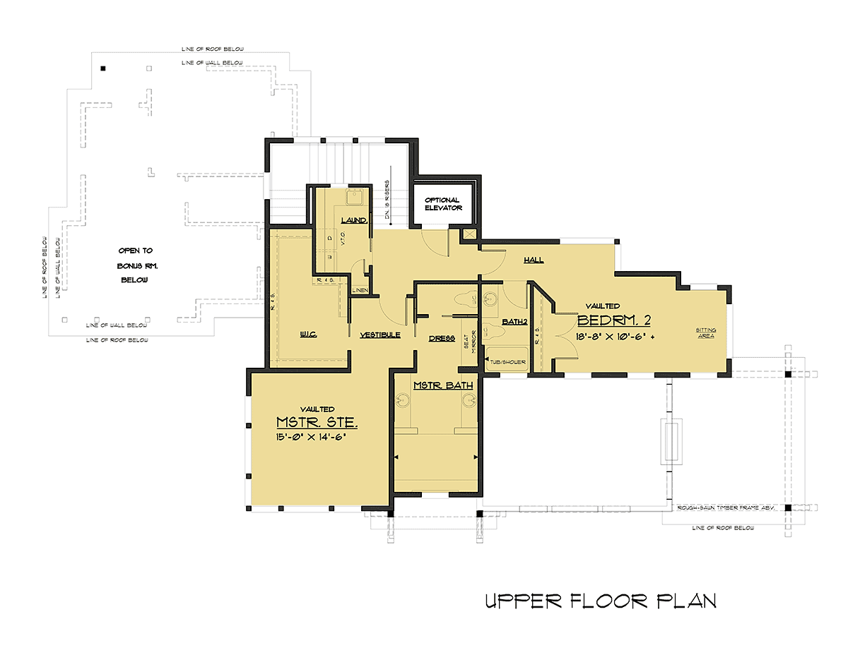 Modern Level Two of Plan 81933