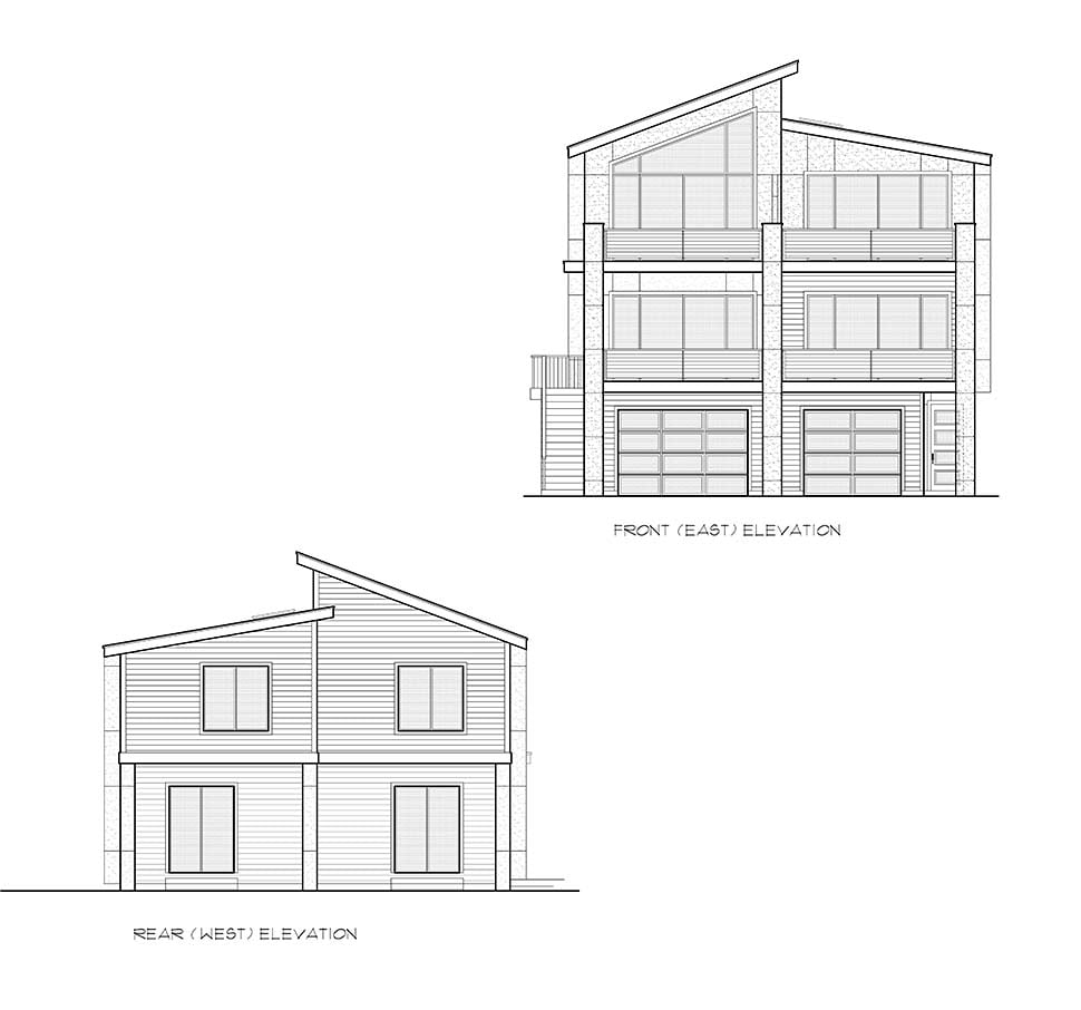 Contemporary, Modern Plan with 3878 Sq. Ft., 6 Bedrooms, 6 Bathrooms, 3 Car Garage Picture 4