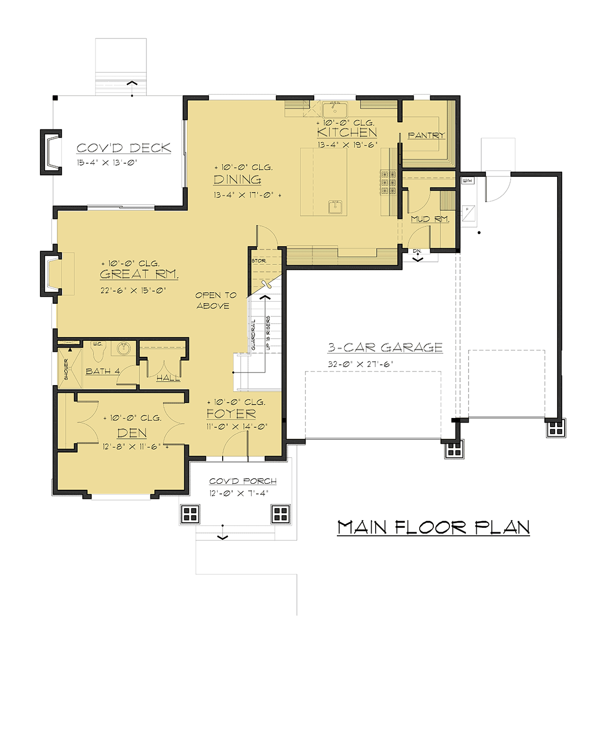 Contemporary Modern Level One of Plan 81942