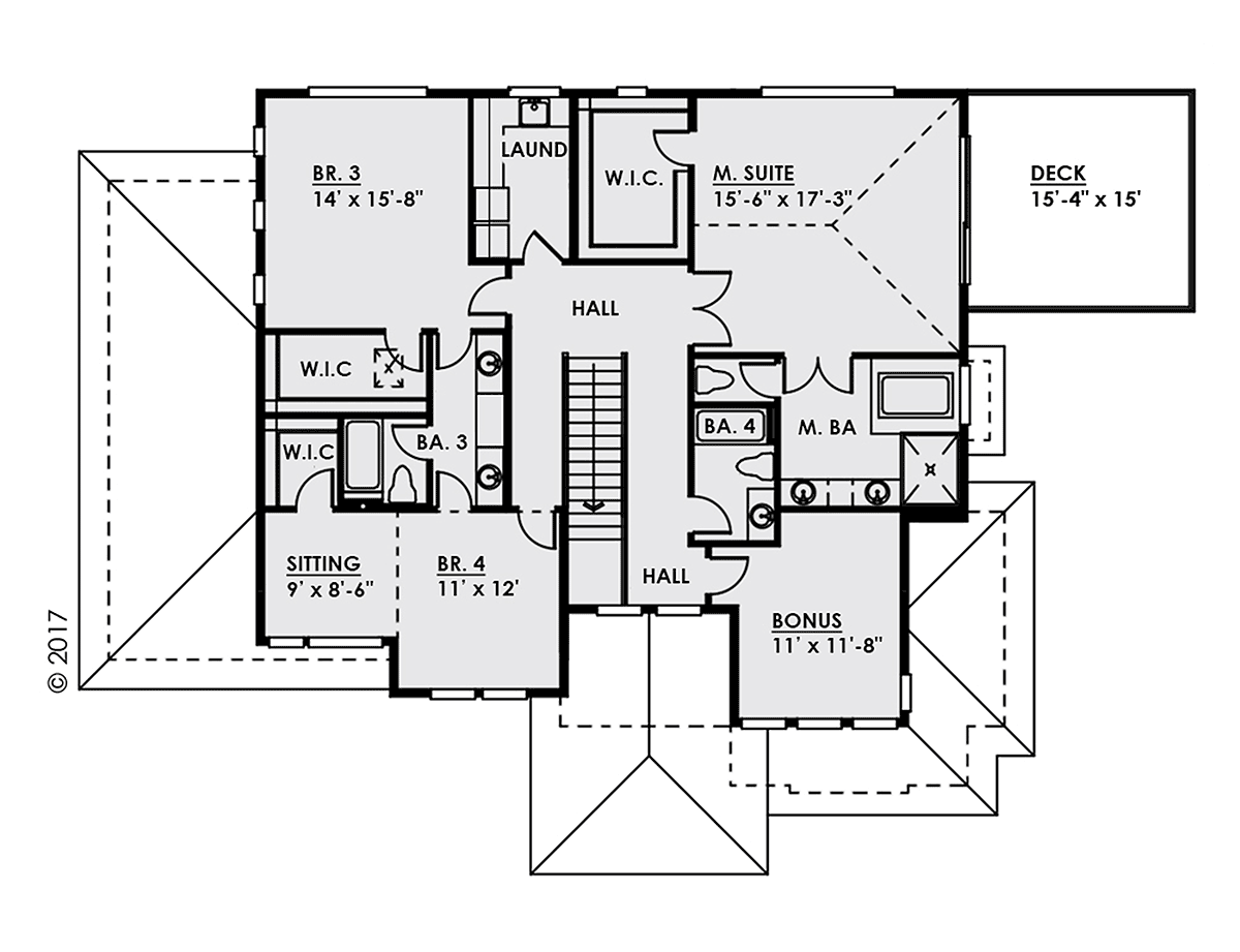 Contemporary Modern Level Two of Plan 81945