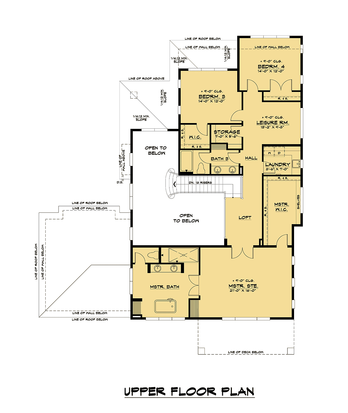 Contemporary Modern Level Two of Plan 81947