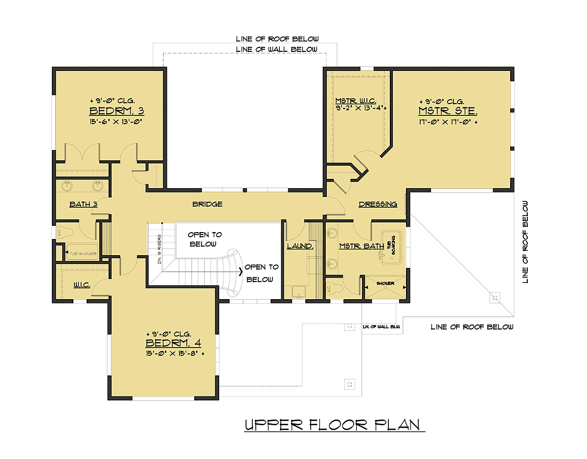 Contemporary Modern Level Two of Plan 81950